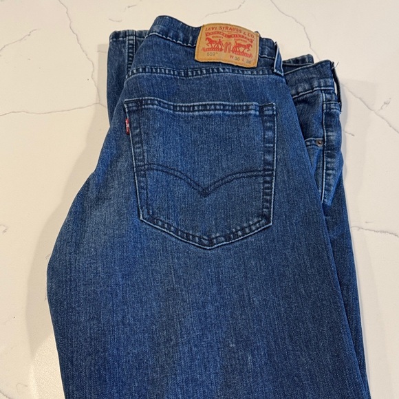 Levi's 559 Dark Blue Relaxed Fit Jeans - Picture 5 of 6